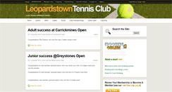 Desktop Screenshot of leopardstowntennisclub.ie